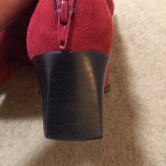 ⚡️FINAL PRICE⚡️ Vintage Red Rare Franco Sarto Boots - Picture 13 of 16